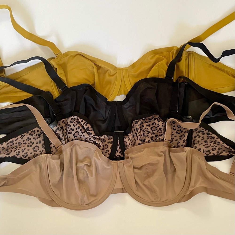 CUUP The Balconette Bra - Set of 4 in Size 34E(DD)